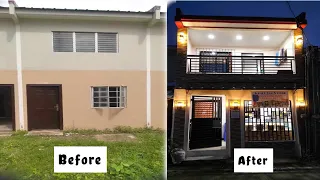 Before and after House Renovation/ Fontana Homes Borland Tanza Cavite