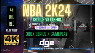 NBA 2K24 Celtics VS Lakers 4K UHD Xbox Series X Gaming No Commentary #gaming #gamingvideos #2k24