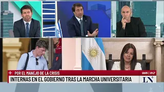 Milei pidió bajar las internas dentro del gobierno. El pase de Trebucq y Feinmann.