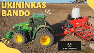 Ūkininkas bando John Deere 7R 330 Marijampolės rajone || AGRO REIDAS #23