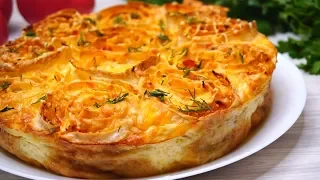 ГОТОВЬ ХОТЬ КАЖДЫЙ ДЕНЬ, НЕДОРОГОЙ  и при этом покоряет всех своим вкусом и видом.  Пирог без замеса