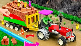 Top diy tractor making mini science project | heavy load tractor | mud road | HP Mini| @KeepVilla