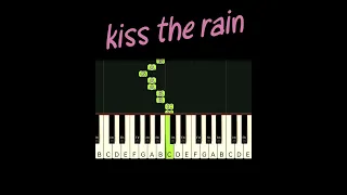 kiss the rain - EasyPiano