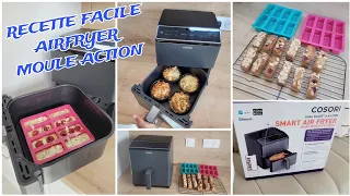 🤤RECETTE FACILE AIRFRYER COSORI 6,4L MOULE ACTION #cosoriairfryer #cosori #airfryer #airfryerrecipes