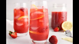 Strawberry Acai Lemonade Refresher
