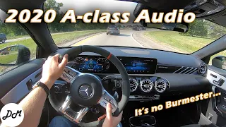 2020 Mercedes-AMG A35 – 9-speaker Radio Test (Not Burmester)