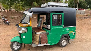 #Bajaj Maxima rickshaw #sliding door with full #lighting dedication