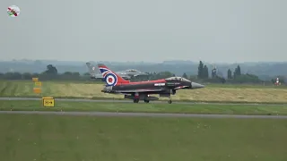 RAF Typhoon Display Aircraft At East Midlands Airport