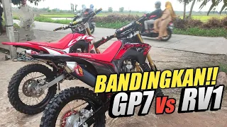 Enak mana ! Test sound knalpot GP7 dan RV1 pakai di CRF150L cek harga di sini