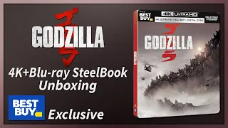 Godzilla (2014) Best Buy Exclusive 4K+2D Blu-ray SteelBook Unboxing