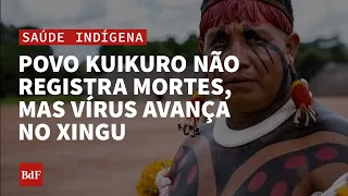 Aldeia no Xingu improvisa hospital de campanha