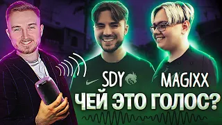 SDY и MAGIXX УГАДЫВАЮТ ГОЛОСА ПРО-ИГРОКОВ / КТО ЭТО СКАЗАЛ?