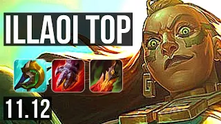 ILLAOI vs URGOT (TOP) (DEFEAT) | 7 solo kills, 800+ games, 1.3M mastery | EUW Diamond | v11.12