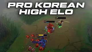 PRO Korean HIGH ELO - League of Legends