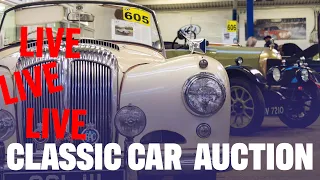 LIVE CLASSIC CAR AUCTION  - Sunday 6 November 2022