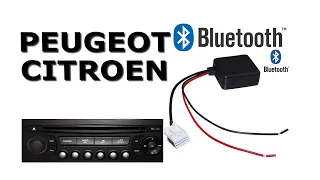 BLUETOOTH AUX  PEUGEOT CITROEN RD4 RD43 RD45 308 207 BIPPER C3 .....