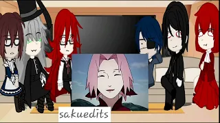 ||Black butler react to y/n as Sakura Haruno || 1/1