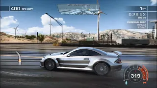 MERCEDES BENZ SL65 AMG BLACK SERIES VS ASTON MARTIN V12 VANTAGE, NEED FOR SPEED HOT PURSUIT REMASTER