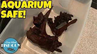 BEST Way to Prepare LARGE Driftwood for AQUARIUM!