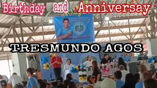 BIRTHDAY and ANNIVERSARY CELEBRATION OF TRESMUNDO AGOS #anniversary #birthdaycelebration