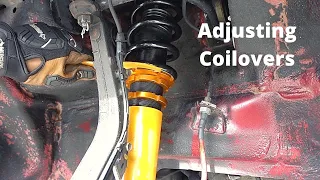 How To Adjust Ride Height On Coilovers// Maxpeedingrods