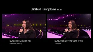 Mae Muller - I Wrote a Song | UK 🇬🇧 | Eurovision GRAND FINAL 🔊 vs Eurovision Second Semi-Final 2023