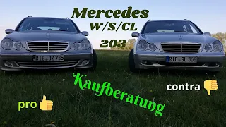 Kaufberatung Mercedes C-Klasse W203 // Karosserie // Innerraum // Motoren // pro & contra // S/CL203