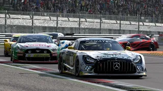 Daily Race C around Monza featuring Gr.3 cars. (Gran Turismo 7, PS4)