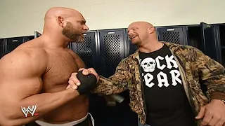 Sheriff Stone Cold Gives Goldberg A Ticket For No Way Out!