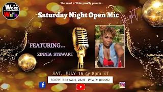 WIW Saturday Night Open Mic feat. Zinnia Stewart!