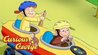 Downhill Racer 🐵 Curious George 🐵 Kids Cartoon 🐵 Kids Movies