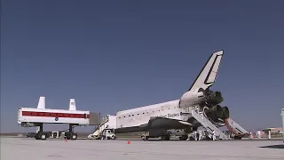 STS 125 Space Shuttle Atlantis Landing NASA AFRC Dryden Flight Research Center in 4K (2009)