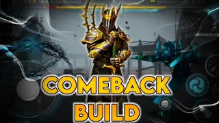 Best comeback build for king of the legion⚡ || shadow fight arena