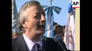 Kirchner marks anniversary of Falklands War