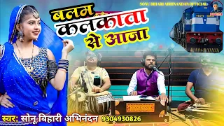 #video बलम कलकाता से आजा | Sonu Bihari Abhinandan का न्यू चैता सुपरहिट गाना 2024
