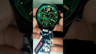 Relógio Executivo de Luxo Curren 8395.#curren#watch#relogio#luxo#tech.