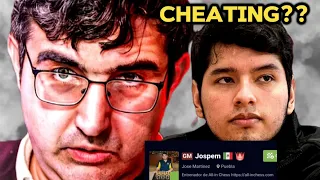 Vladimir Kramnik Accuses Jose Martinez on CHEATING in Titled Tuesday