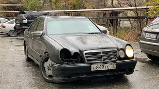 ВОСТАНОВЛЕНИЕ W210 5.5 AMG ЗА 170К(7 ЧАСТЬ) ПЕРВЫЙ ДРИФТ!