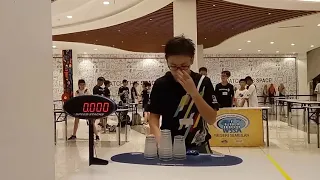 Individual 3-6-3 Sport Stacking World Record 1.713 (Chan Keng Ian)