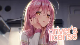 Nightcore - Drivers License (Lyrics)