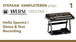 Hello Spectra Medley - Stefaan Vanfleteren / Wersi Spectra CD700