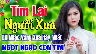 Tìm Lại Người Xưa ➤ Liên Khúc Nhạc Vàng Xưa Hay Nhất Vượt Thời Gian NGỌT NGÀO SÂU LẮNG CON TIM