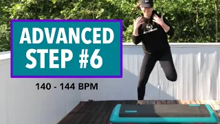 FUN & FAST ADVANCED STEP AEROBICS WORKOUT #6 (60 MIN) 140 - 144 BPM