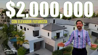 TOUR  a PROPIEDAD de LUJO con ELEVADOR FUTURISTA !!! A la VENTA por $2,000,000