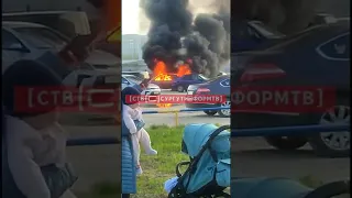 подожгли автомобиль в Сургуте