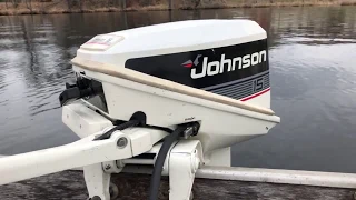 1986 Johnson 15hp outboard motor