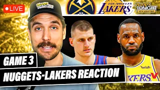 Nuggets-Lakers Reaction: Jokic & Denver OWN LeBron & LA, Lakers pushed to brink | Hoops Tonight