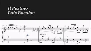 Il Postino by Luis Bacalov for accordion