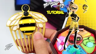 DIY Miraculous Ladybug | remake BEE Miraculous activated - How to make BEE COMB Miraculous Tutorial