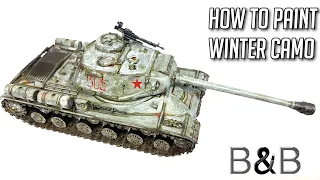 How to paint Winter Camouflage